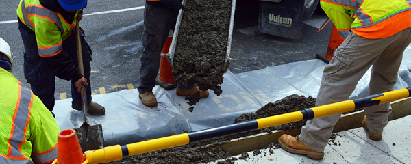 Concrete Delivery Slap and Curb Work